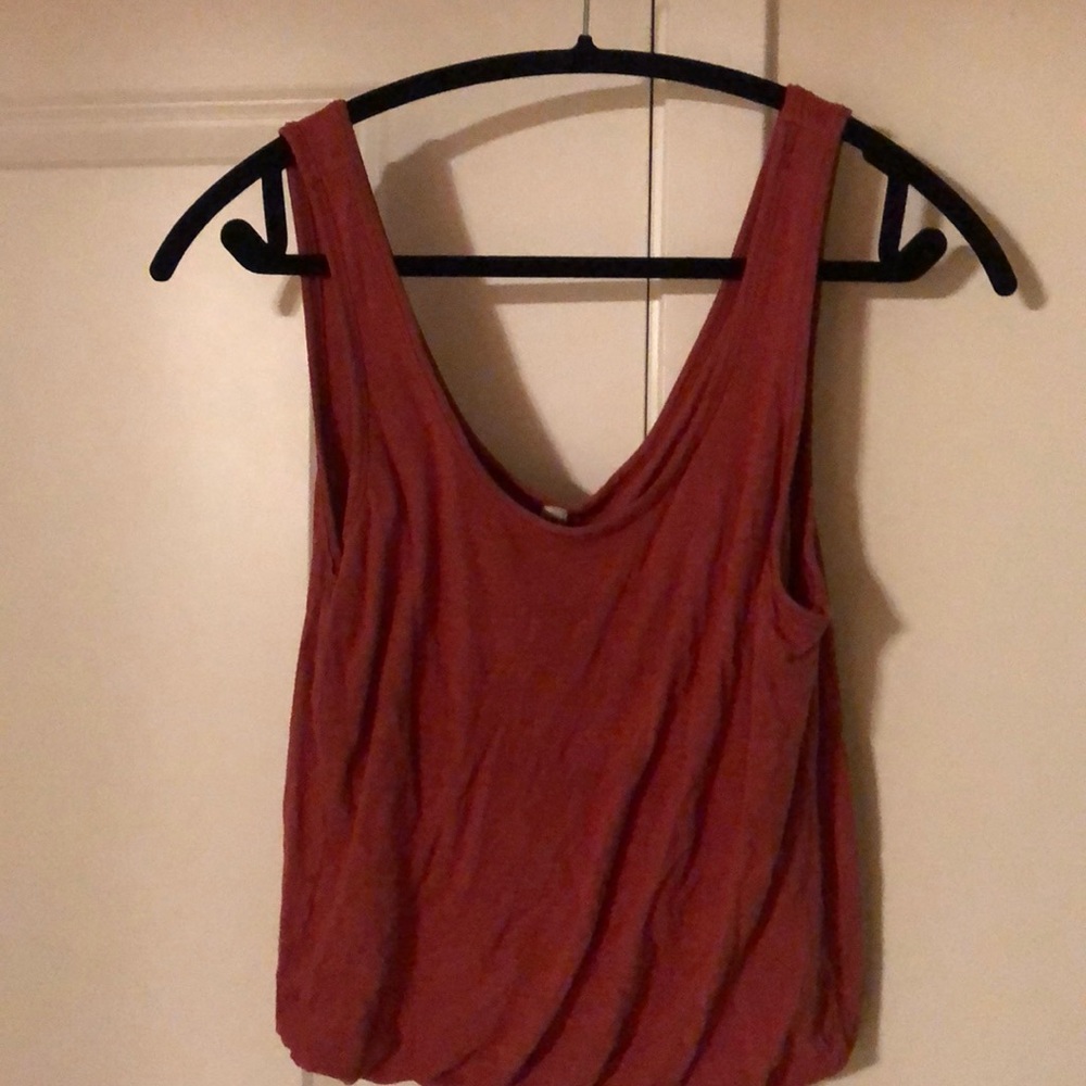 Free People Burnt Red Tank